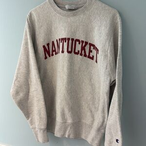 Gray Nantucket  sweatshirt Small vintage champion